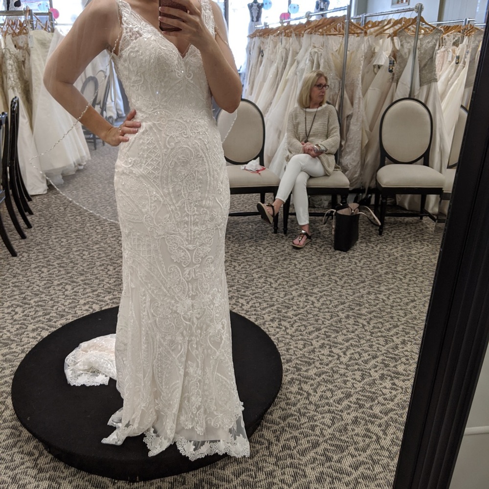 Justin Alexander Wedding Dress (Size 8)